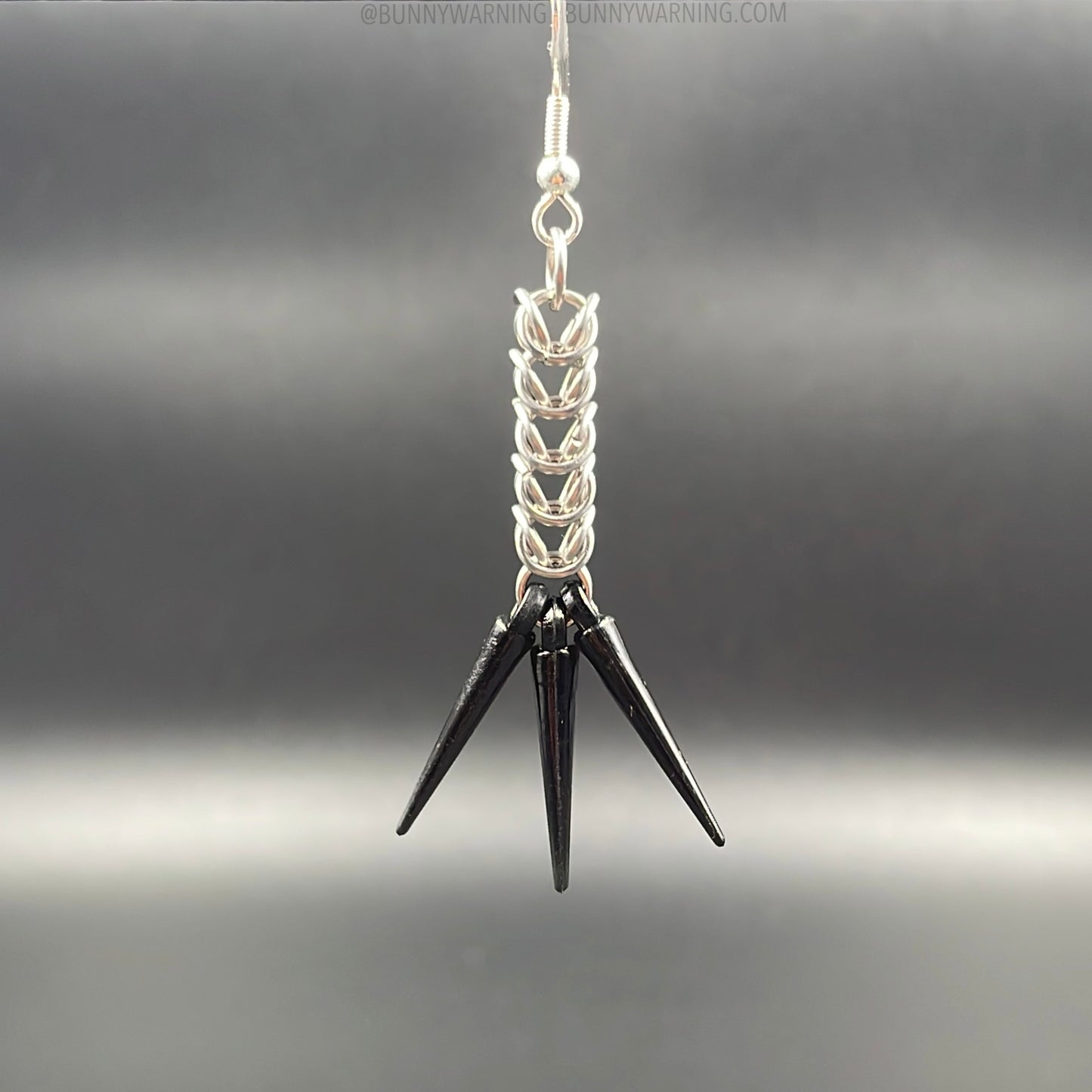 Triple Spike Earrings