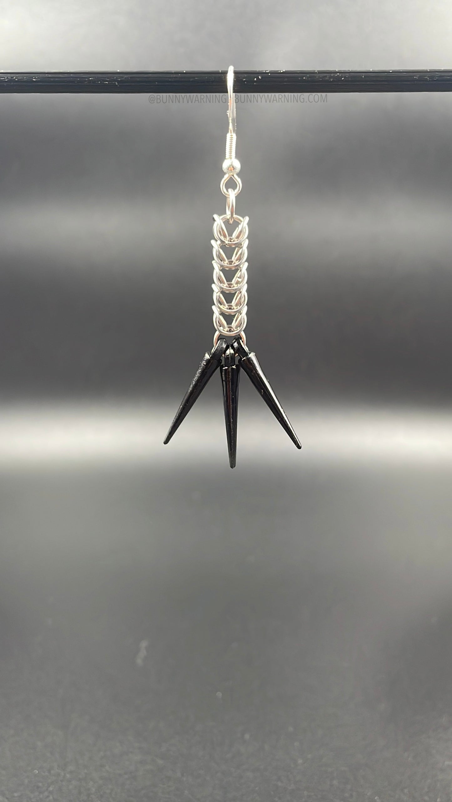 Triple Spike Earrings