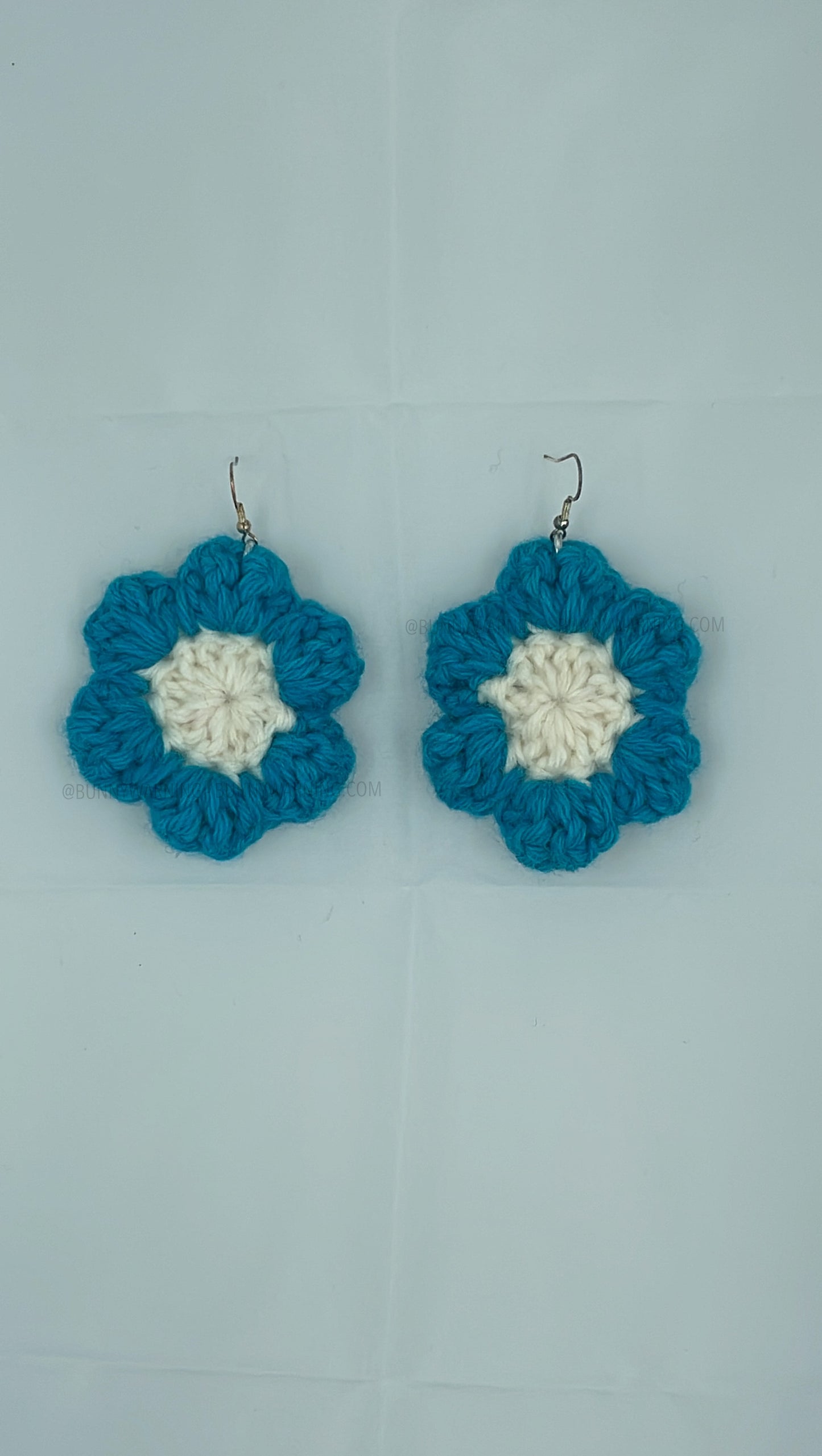 Retro Crochet Flower Earrings