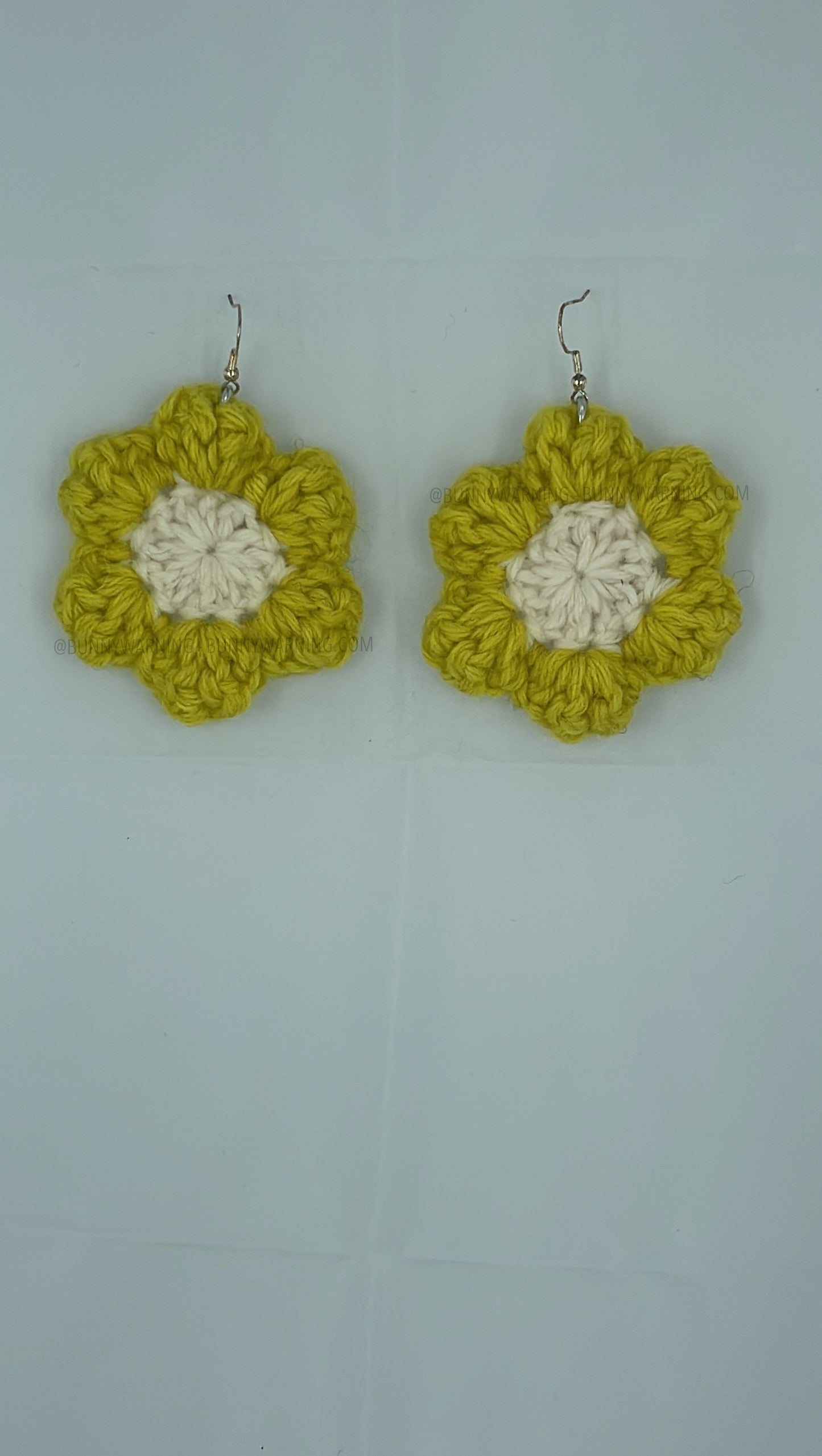 Retro Crochet Flower Earrings